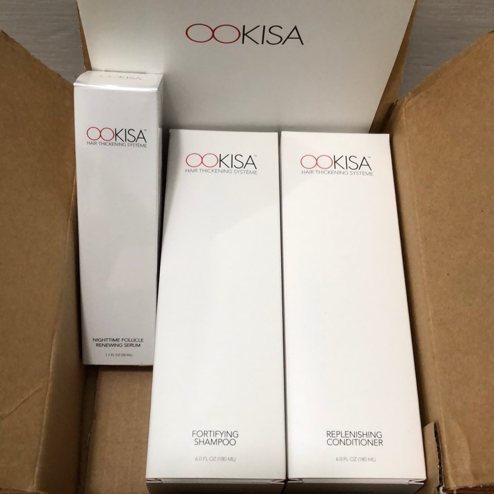 Ookisa 3-step hair revitalizing system